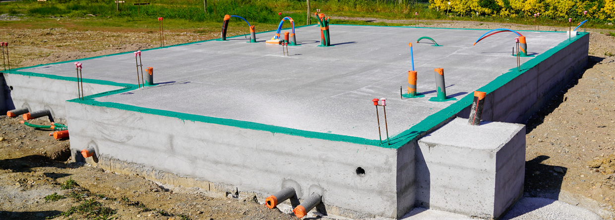 Fundering van een huis